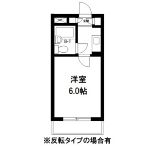 1K Mansion in Hayamiya - Nerima-ku Floorplan