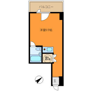 1R {building type} in Minamioi - Shinagawa-ku Floorplan