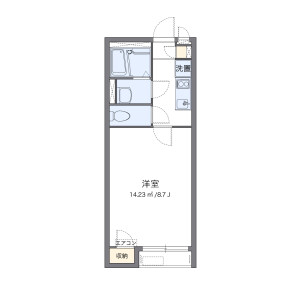 1K Apartment in Ichizawacho - Yokohama-shi Asahi-ku Floorplan