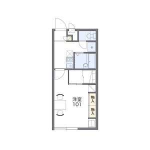 1K Apartment in Sagano nishinofujicho - Kyoto-shi Ukyo-ku Floorplan