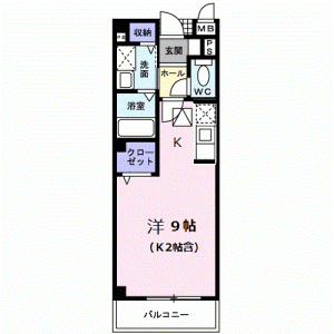 1R Apartment in Yahara - Nerima-ku Floorplan