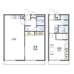 1K Mansion in Ishikawacho - Ota-ku Floorplan
