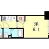1K Apartment to Rent in Kobe-shi Hyogo-ku Layout Drawing