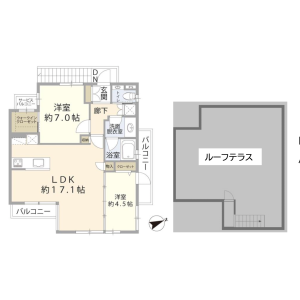 2LDK {building type} in Hamadayama - Suginami-ku Floorplan