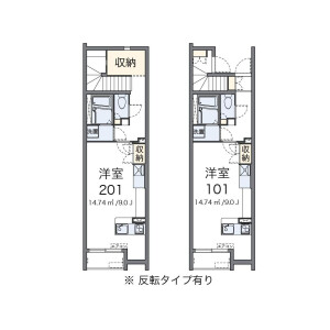 1R Apartment in Horifune - Kita-ku Floorplan