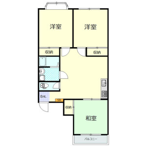 3LDK Mansion in Kyojima - Sumida-ku Floorplan