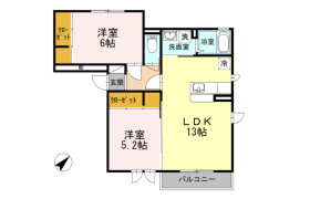 2LDK Apartment in Ooka - Yokohama-shi Minami-ku
