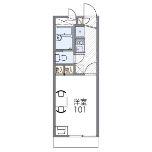 1K Mansion in Mikuriya naka - Higashiosaka-shi Floorplan