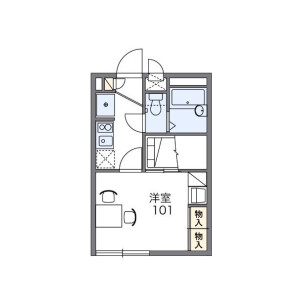 1K Apartment in Minamishinozakimachi - Edogawa-ku Floorplan