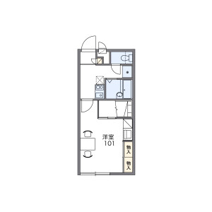 1K Apartment in Ryoshicho - Matsusaka-shi Floorplan