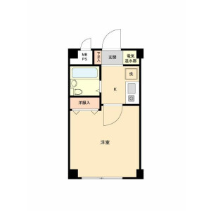 1K Mansion in Nogata - Nakano-ku Floorplan