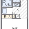 1K Apartment to Rent in Kyoto-shi Higashiyama-ku Floorplan