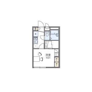 1K Apartment in Kitamatsudo - Matsudo-shi Floorplan