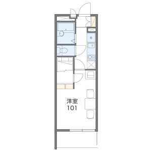 1K Mansion in Komotohommachi - Nagoya-shi Nakagawa-ku Floorplan