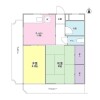 2K 맨션 to Rent in Higashimurayama-shi Floorplan
