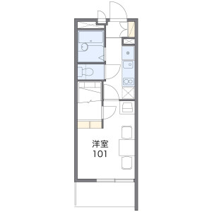 1K Mansion in Matsuhidai - Matsudo-shi Floorplan