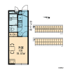 1K Apartment to Rent in Fukuoka-shi Hakata-ku Floorplan