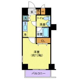 1K Mansion in Kojima - Taito-ku Floorplan
