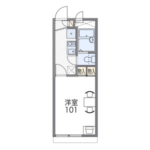 1K Apartment in Kitashirakawa tsutacho - Kyoto-shi Sakyo-ku Floorplan