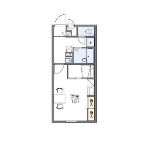 1K Apartment in Shimonogootsu - Ueda-shi Floorplan