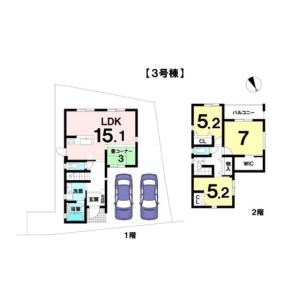 3LDK House in Nakaima - Naha-shi Floorplan