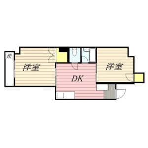 2DK Mansion in Koyamadai - Shinagawa-ku Floorplan