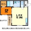 1LDK Apartment to Rent in Kawasaki-shi Nakahara-ku Floorplan