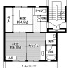 2DK Apartment to Rent in Aizuwakamatsu-shi Floorplan