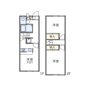 2DK Mansion in Kagoharaminami - Kumagaya-shi Floorplan