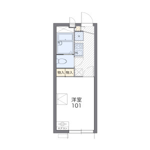 1K Apartment in Iwaokacho nishiwaki - Kobe-shi Nishi-ku Floorplan