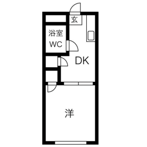 1K Mansion in Abikohigashi - Osaka-shi Sumiyoshi-ku Floorplan