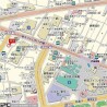 1R Apartment to Rent in Shinjuku-ku Access Map