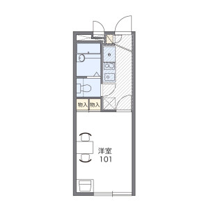 1K Apartment in Izumihoncho - Komae-shi Floorplan