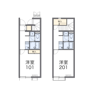 1K Apartment in Matsue - Edogawa-ku Floorplan