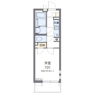 1K Mansion in Unoki - Ota-ku Floorplan