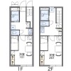 1K Apartment to Rent in Fuefuki-shi Floorplan
