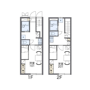 1K Apartment in Isawacho hatsuta - Fuefuki-shi Floorplan