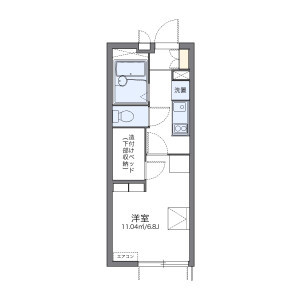 1K Mansion in Kamiokubo - Saitama-shi Sakura-ku Floorplan