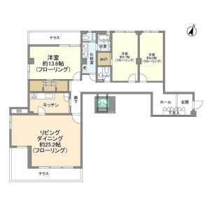3LDK Mansion in Jingumae - Shibuya-ku Floorplan