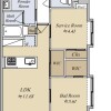 1LDK Apartment to Buy in Meguro-ku Floorplan