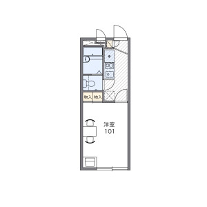 1K Apartment in Gobancho - Kobe-shi Nagata-ku Floorplan