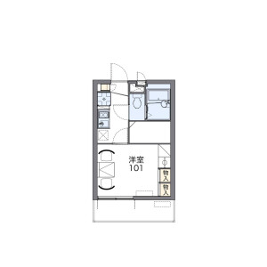 1K Mansion in Oda - Kawasaki-shi Kawasaki-ku Floorplan