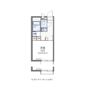 1K Apartment in Susamachi - Sasebo-shi Floorplan