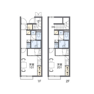 1K Apartment in Hongo kita - Mihara-shi Floorplan