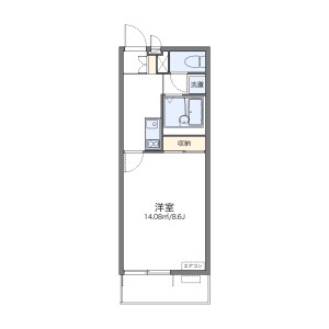 1K Mansion in Tenjimmachi - Takatsuki-shi Floorplan