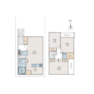 3LDK House in Yonaha - Shimajiri-gun Haebaru-cho Floorplan
