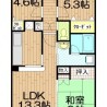 3LDK Apartment to Rent in Toda-shi Floorplan