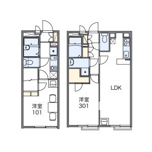 1K Apartment in Senju - Adachi-ku Floorplan