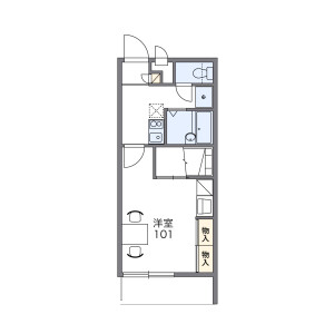 1K Mansion in Narushimacho - Tatebayashi-shi Floorplan