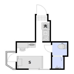 1R Mansion in Ohara - Setagaya-ku Floorplan